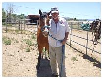 Gary and Candy at home on ranch